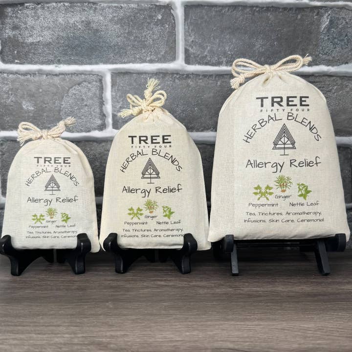 Tree Fifty Four - Wholesale Health/Detox Tea - Allergy Relief Herbal Blend 6-Pack Sachet Set | 3.5" x 4.75"4