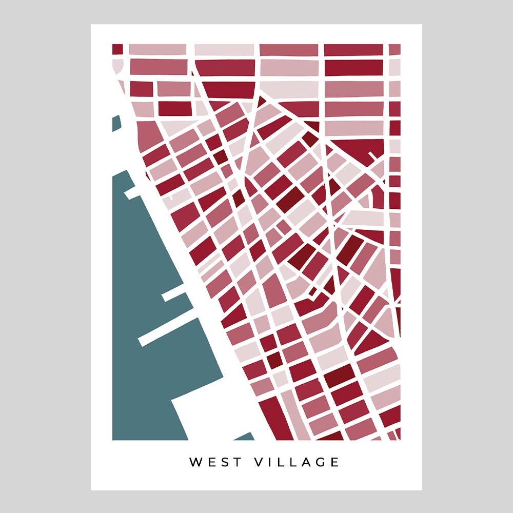 Faraway Places Paper – wholesale Postcard set – Manhattan Neighborhood Print Postcards Set of 184