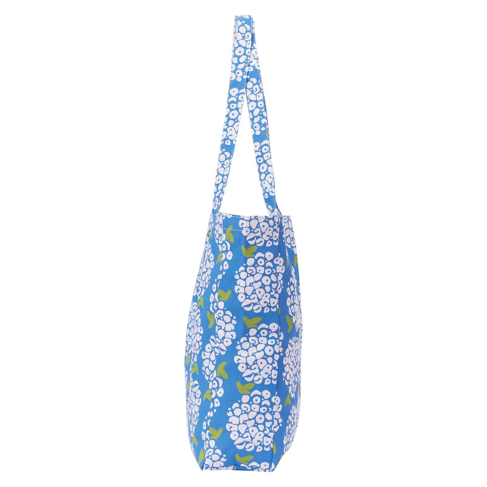 rockflowerpaper - Wholesale Tote Bag - Women's - Hydrangea Blue Little Shopper Canvas Tote Bag2