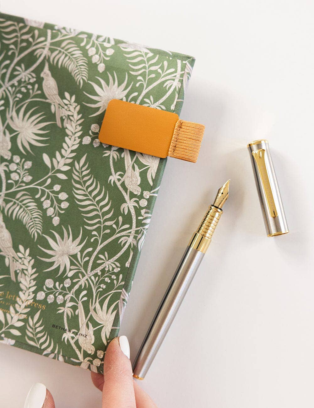 Bespoke Letterpress - Wholesale Pen - Silver Fountain Pen (Boxed)5