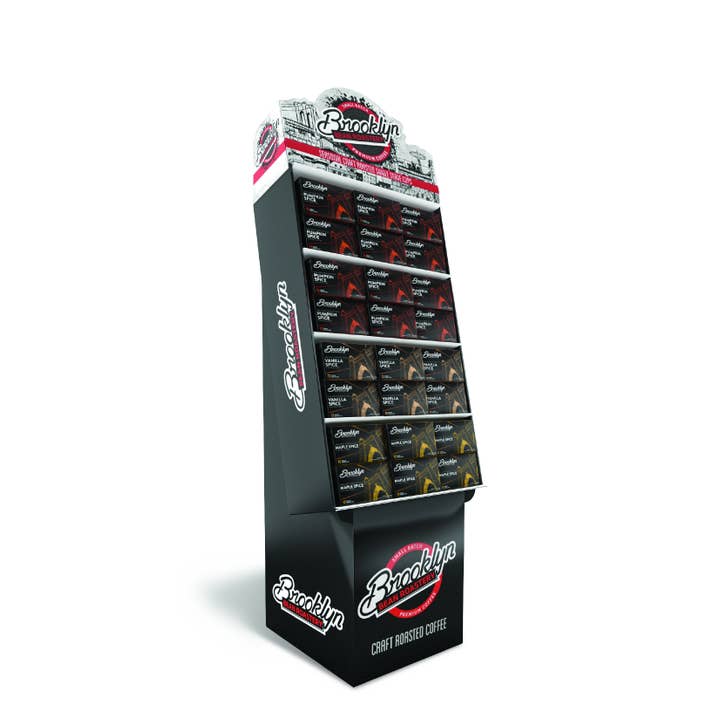 Brookyln Bean 3 SKU Fall Shipper (48 ct) for wholesale by Two Rivers Coffee