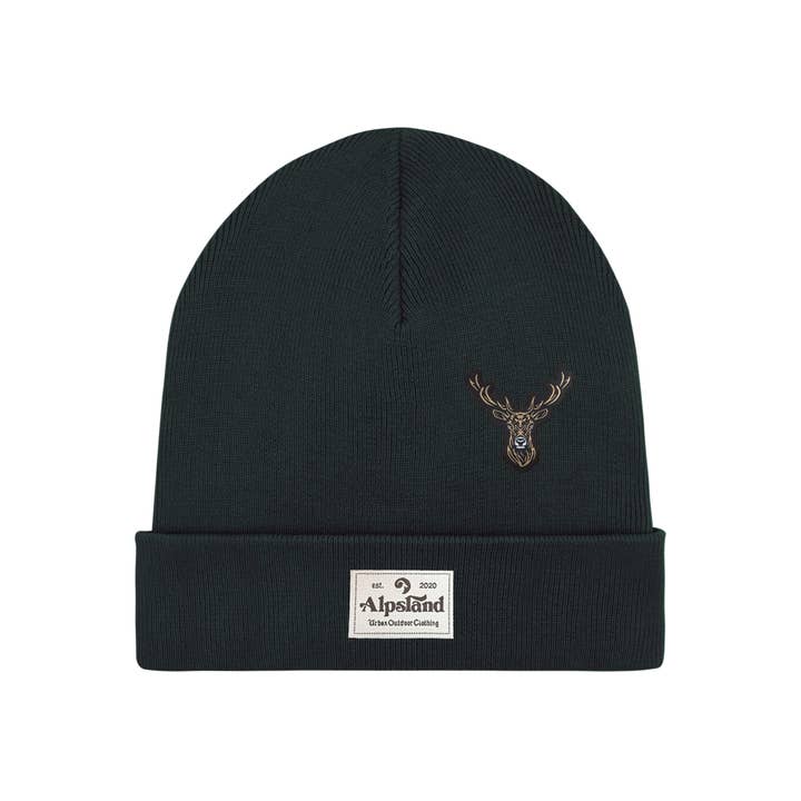 Alpsland - Wholesale Beanie - Unisex - Hirsch - Organic Rib Beanie - Hat