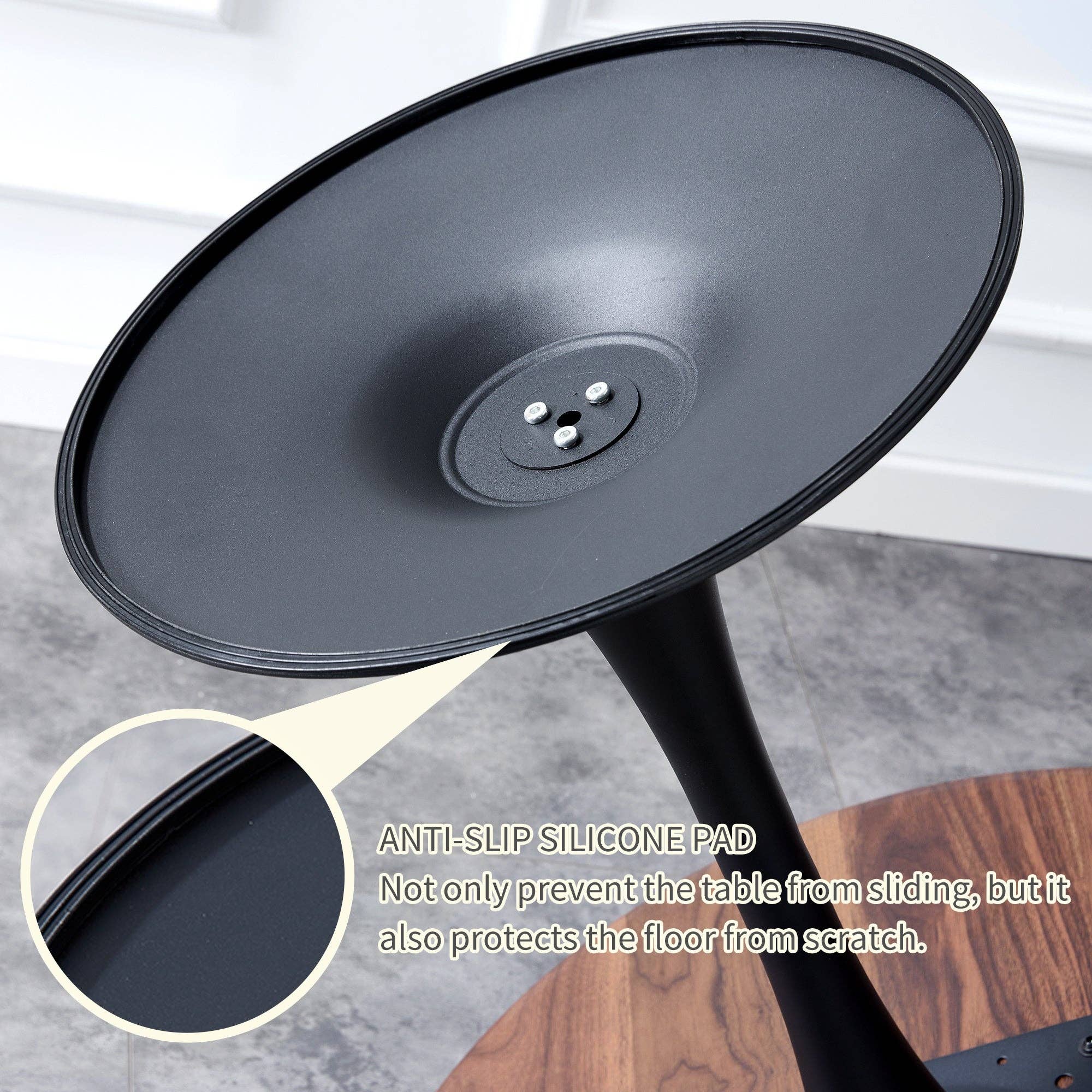 Brown Avon 42" Natural Wood Round Dining Table for wholesale on Faire5