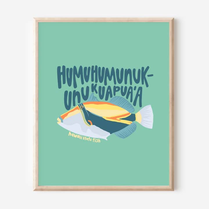 Impressão 'Hawaiian State Fish' por atacado de The Salty Blonde