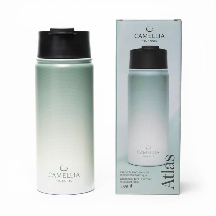 Bouteille isotherme en Inox | Atlas pour la vente par Camellia Sinensis