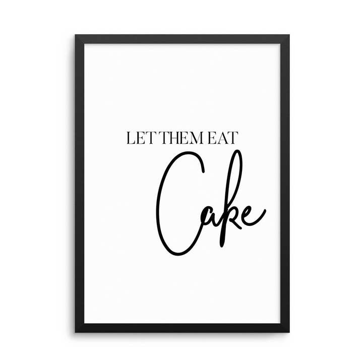 Lad dem spise kage print for engroshandel hos D'LUXE PRINTS