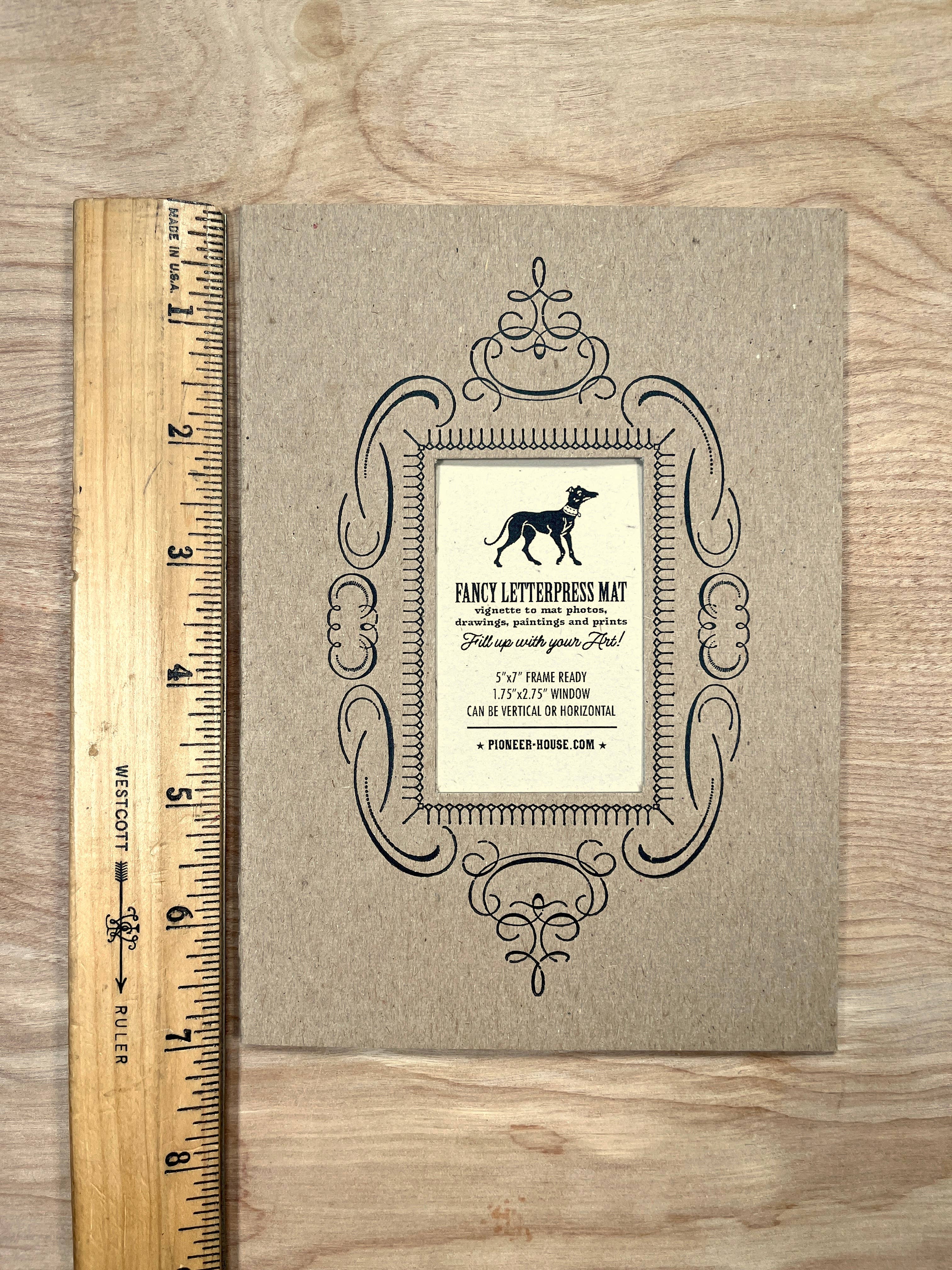 Pioneer House (formerly Yee-Haw) - Vente Cadres photos - Tapis typographique 5 « x 7" pour photos et œuvres d'art, 3 couleurs6