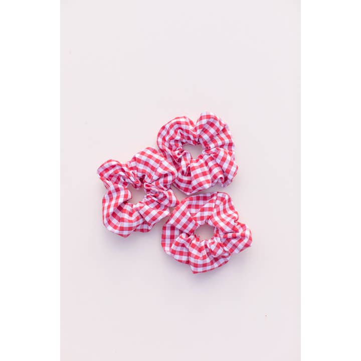 Space 46 Wholesale - Wholesale Scrunchie - Women's - Sabrina Carpenter Red Gingham Hair Scrunchie