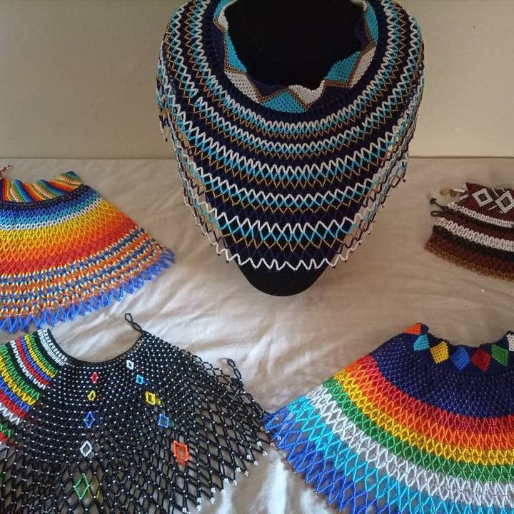 Delight merchants – wholesale Jewellery set – Set of 5 choker masai maasai masaai beaded handmade necklace1