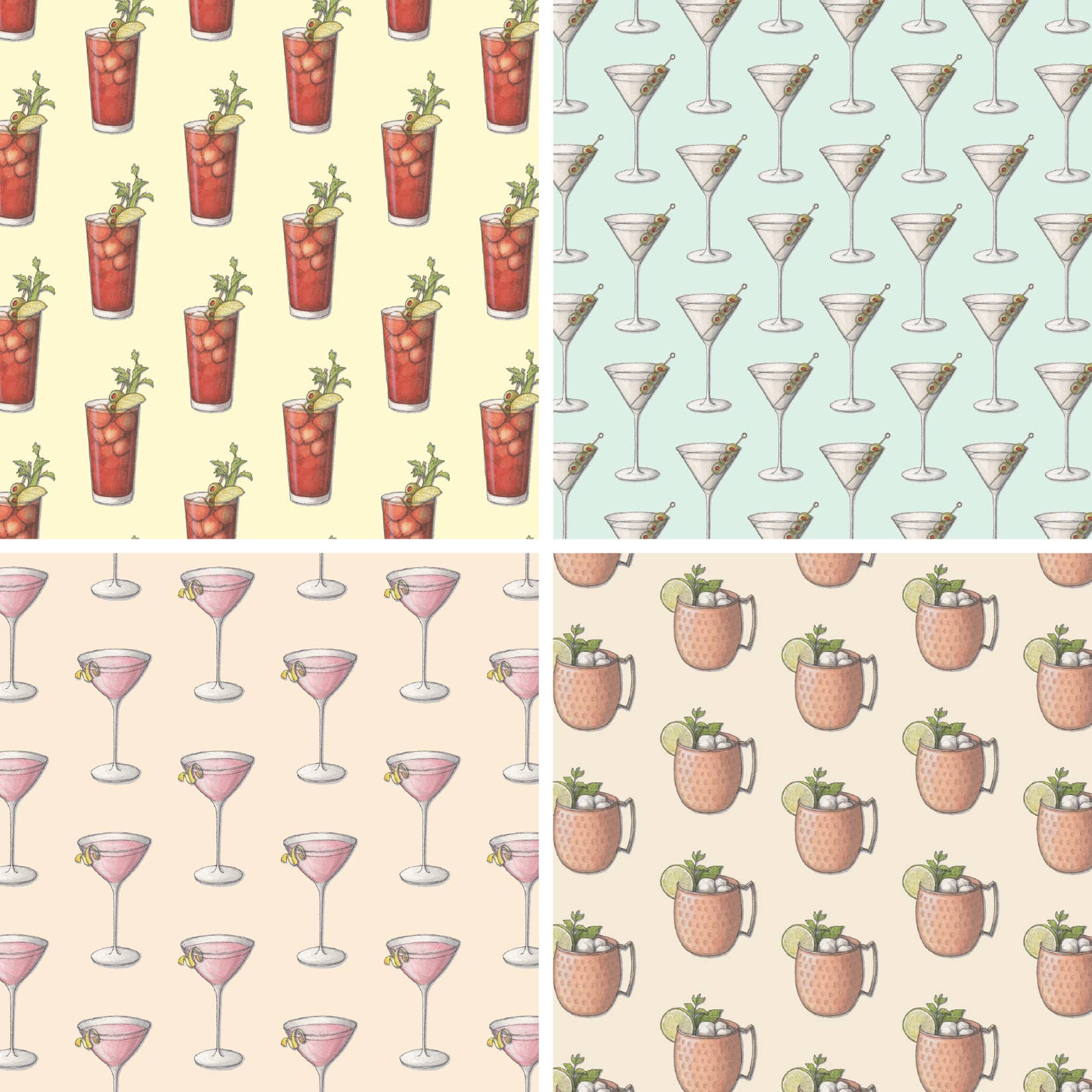 Yeesan Loh – Engroshandel Gavepapir – Gaveindpakning / Cocktails (Gin & Vodka)3