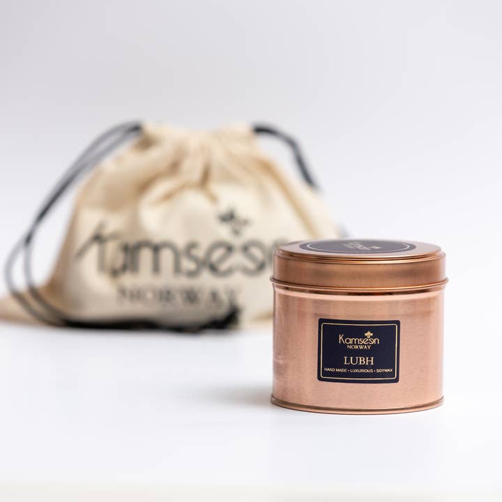 LUBH- Sojavoks og parabenfri Vegansk duftlys for engroshandel hos KAMSEEN