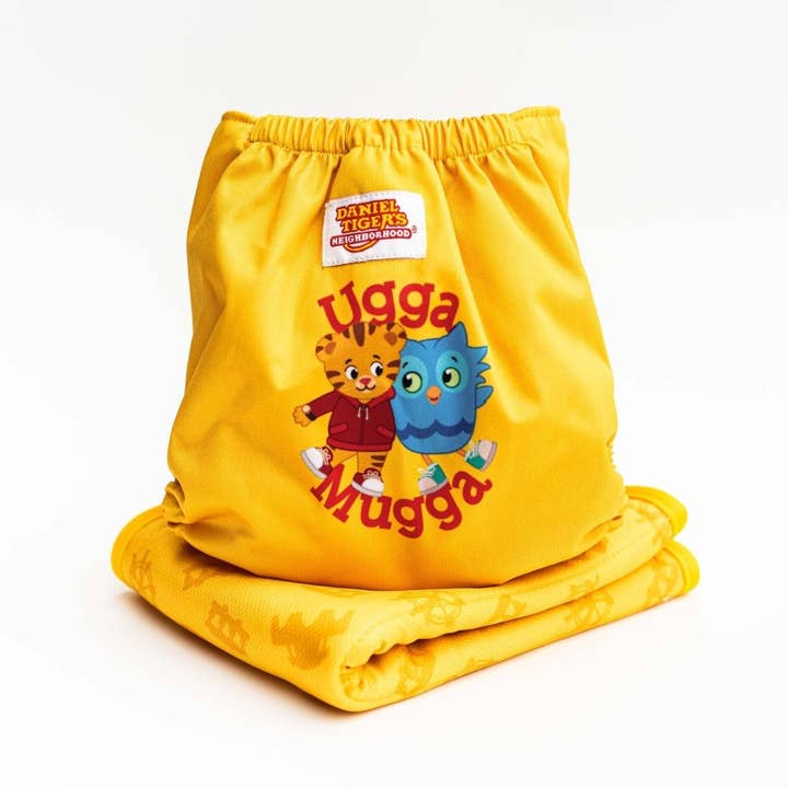 Daniel Tiger's Neighborhood Pocket Cloth Diaper for wholesale by Kinder Cloth Diaper Co.