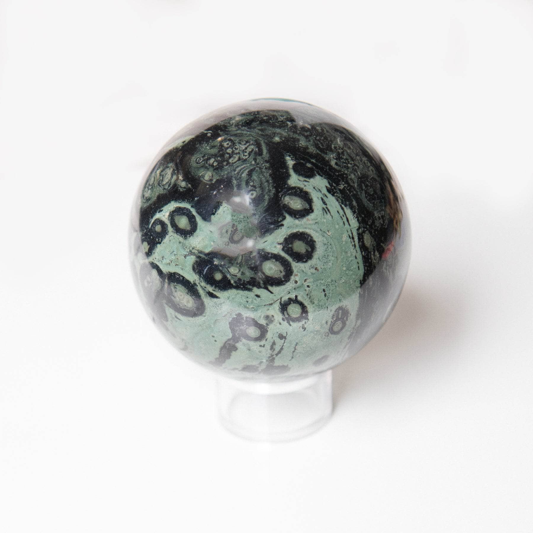 Tiny Rituals - Wholesale Spiritual Stone/Crystal - Kambaba Jasper Sphere - AAA Premium Quality30