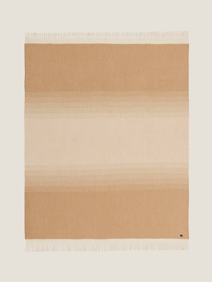 Alpaca Wool Brown & Beige blanket for wholesale by Naming This Later