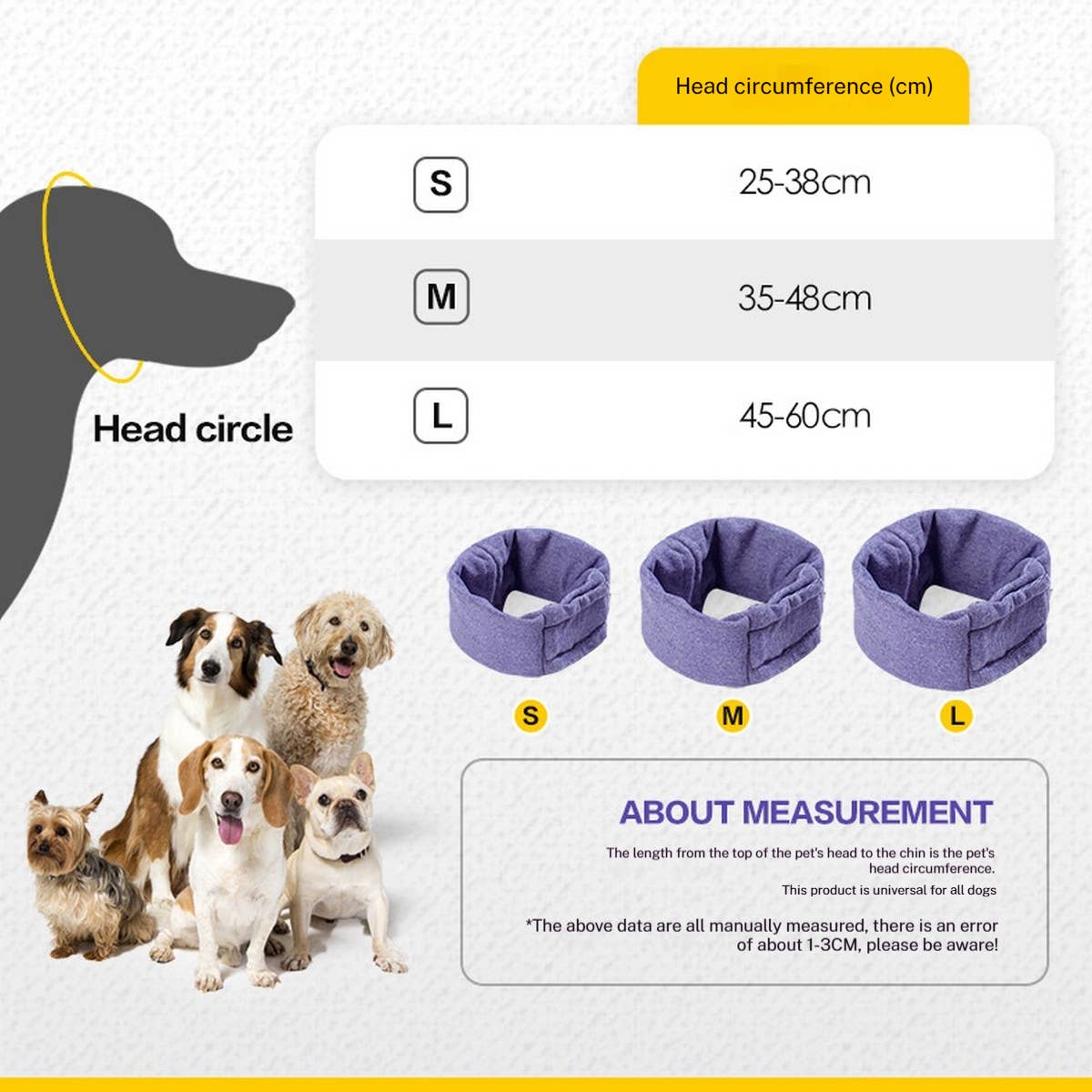 PAWPAWwholesale - Wholesale Pet Snood - Dog - Pet Ear Muffs Dog Calming Head Wrap Adjustable_CWMM74702