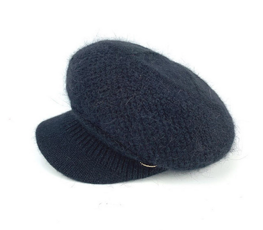 Comfortarians - Vendita all'ingrosso Berretto - Donna - Berretto donna in lana e cashmere, colore solido, spesso e caldo5