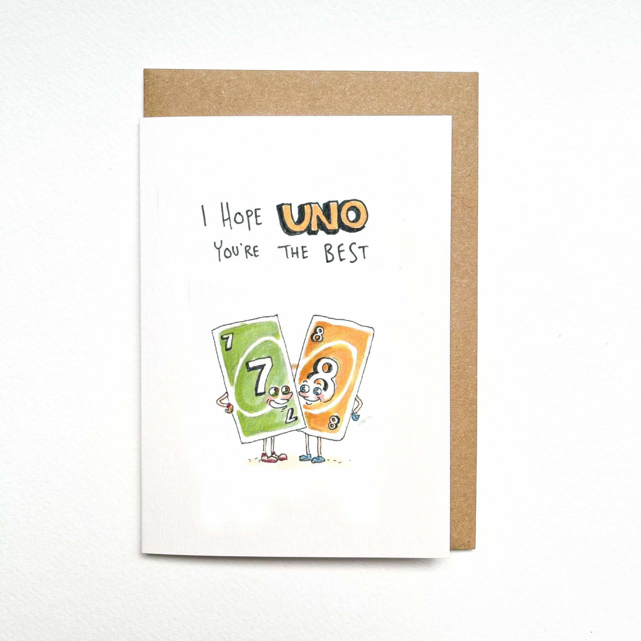 Well Drawn - Wholesale Birthday card - I Hope Uno You're The Best