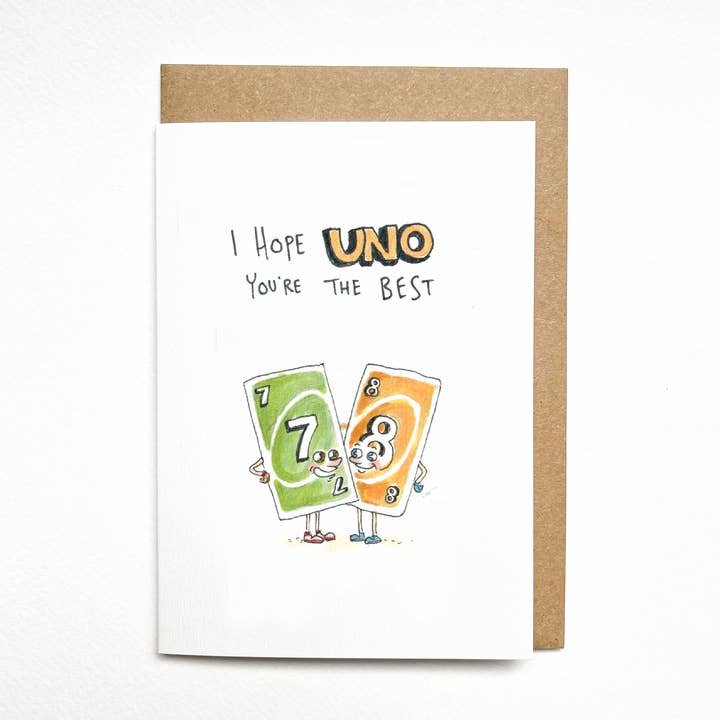 I Hope Uno You're The Best for wholesale by Well Drawn