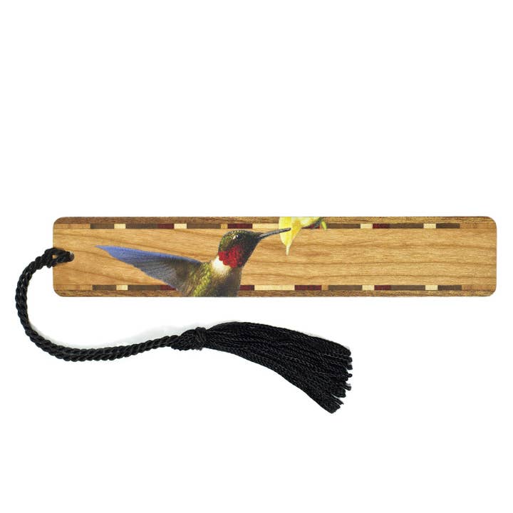 Rubinhalset kolibri (dobbeltsidet kirsebær) Bogmærke for engroshandel hos Mitercraft