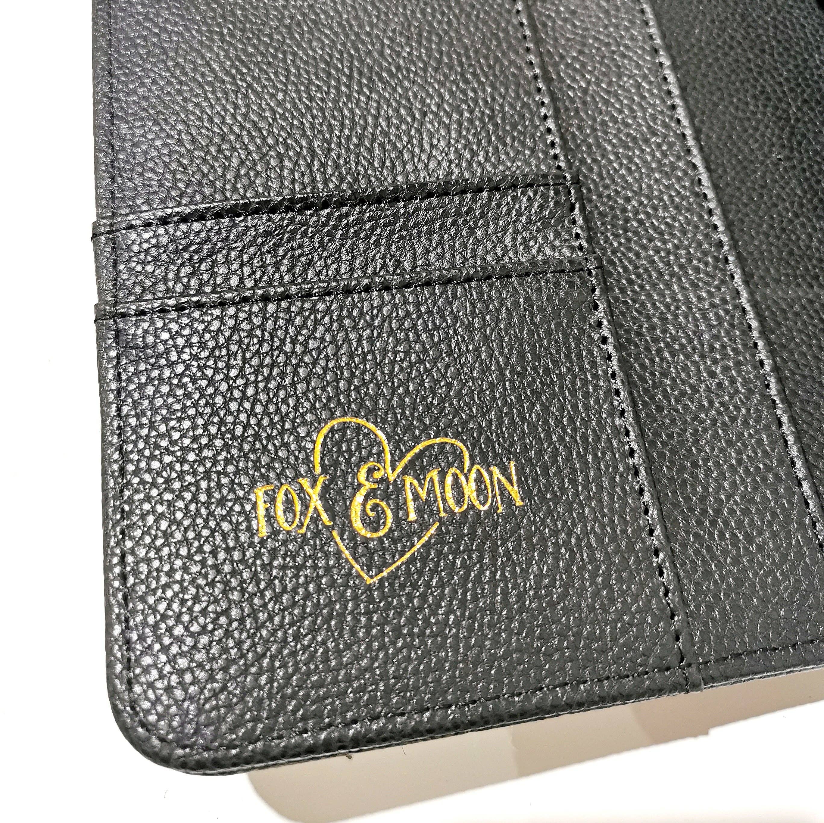 Fox & Moon - Wholesale Planner - Black Quilted Personal Planner2