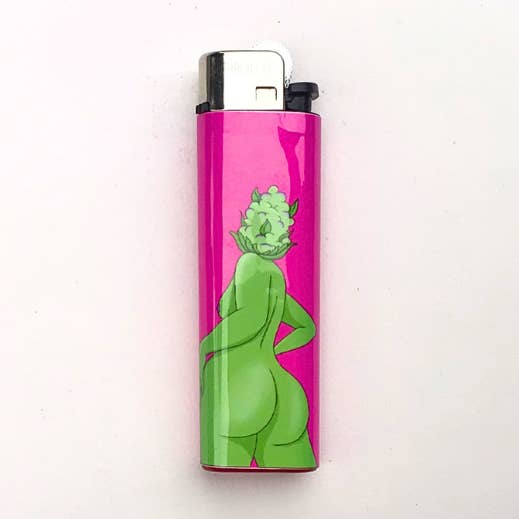 Accendino Artistico Fatto a Mano Mary Jane per la vendita all'ingrosso da parte di Vivrant Vixen