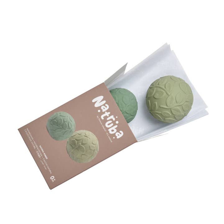 Natural rubber Sensory Ball Set Leaf - Green and other Purchase Wholesale rubber balls. Free Returns & Net 60 Terms on Faire trending on Faire.