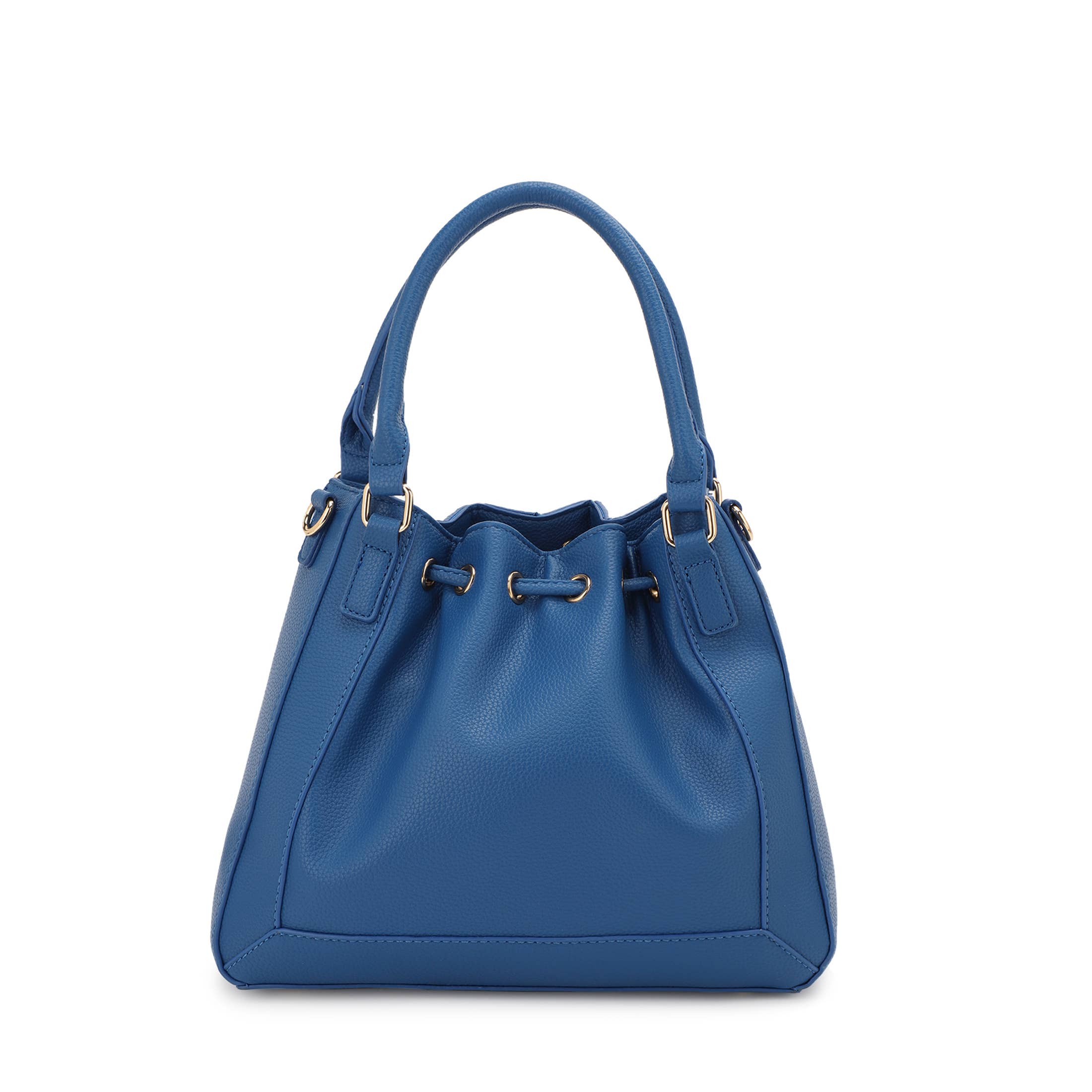 Black ROWENA PATCHWORK BUCKET BAG SET WITH WALLET for wholesale on Faire11