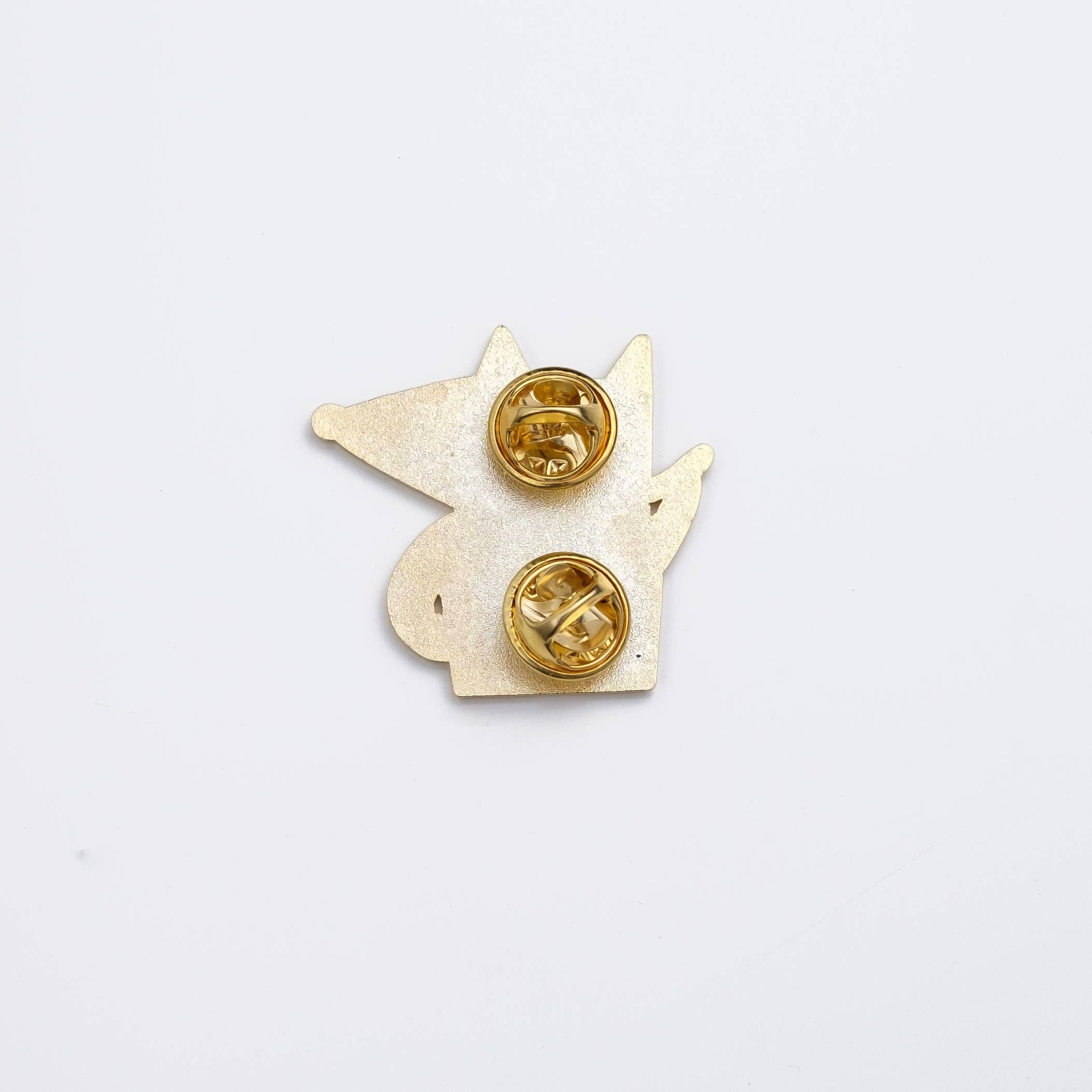 Kayan Pepper Co. – Alfinete/botão de lapela por atacado – Pin de esmalte raposa Foxy Lady2