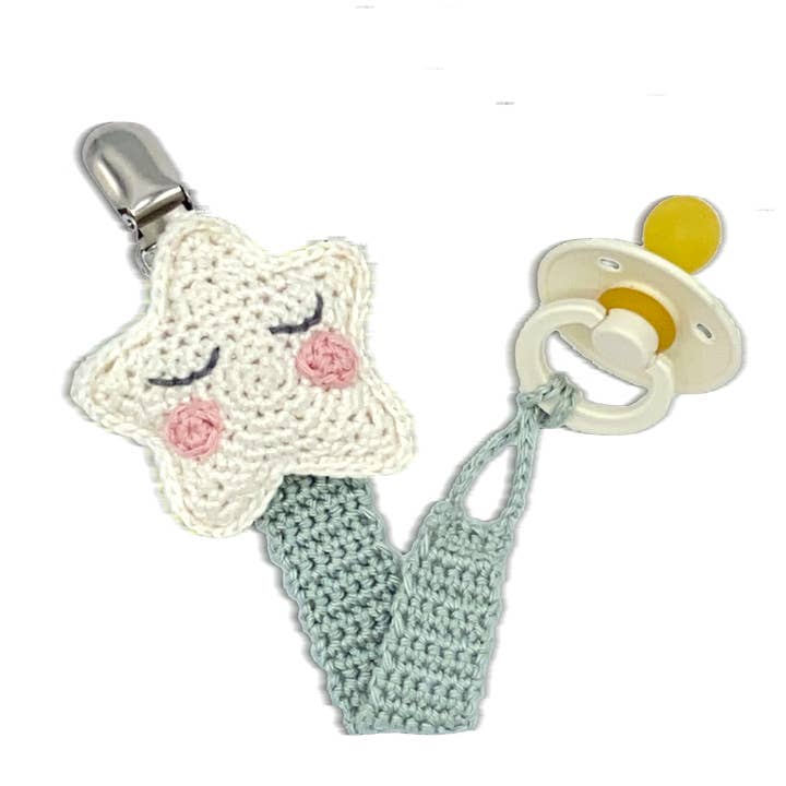 Hardicraft - Wholesale Knitting/Crochet Supplies - DIY Crochet Kit - Pacifier Clip Star5