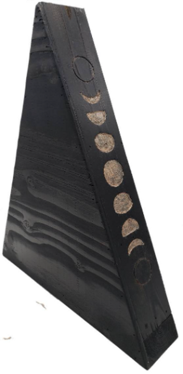 Lotus Design Store LLC – Großhandel Wandregale – Mondphasen Dreieck Reg3