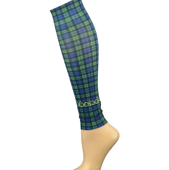 Mangas de Pernas Xadrez Azul por atacado de Hocsocx, Inc.