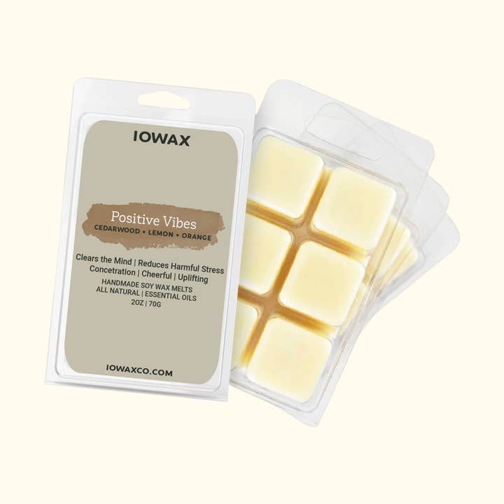 Positive Vibes | Aromatherapy Wax Melts| 2oz. for wholesale by Iowax Aromatherapy Products