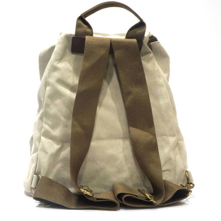 ZEDE PARIS - Vente Sac à dos – femme - SAINT-PAUL - Sac à dos en toile et cuir63
