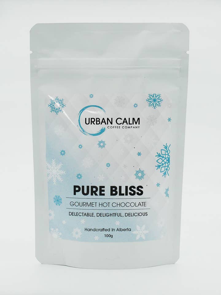 Pure Bliss Gourmet Heiße Schokolade für den Großhandel von Urban Calm Coffee Company
