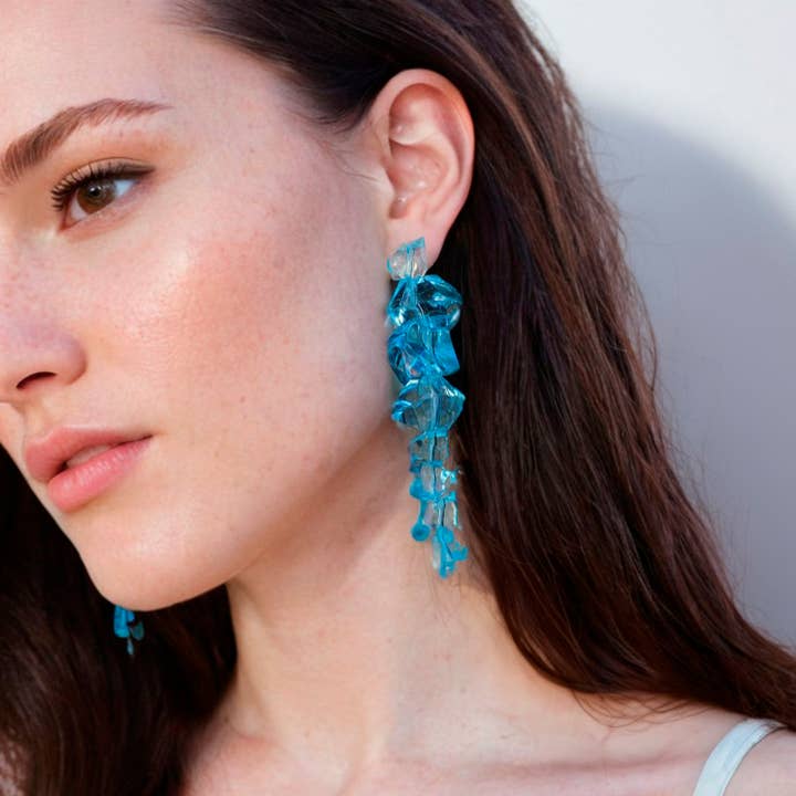 La Cuerda De Sol - Wholesale Dangle Earrings - Resin Irregular Bead Earrings