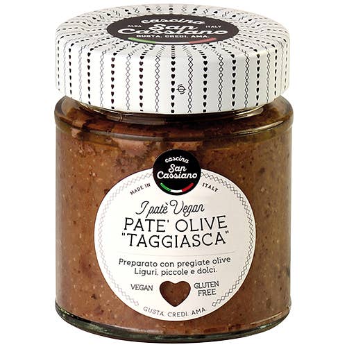 Taggiasca Olive Pâté - Ivegan - 130 g - Gluten free for wholesale by CASCINA SAN CASSIANO SRL