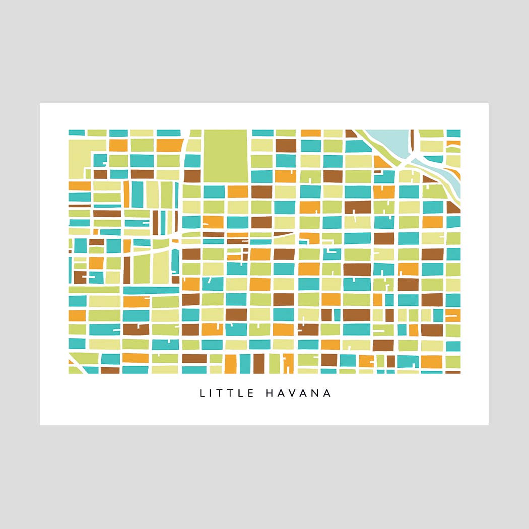 Faraway Places Paper - Wholesale Postcard Set - Miami, Palm Beach Neighborhood Print Postcards - Set of 105