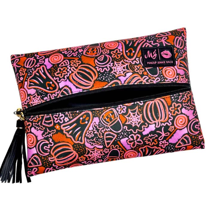 Trick or Treat Doodle for wholesale by Makeup Junkie Bags