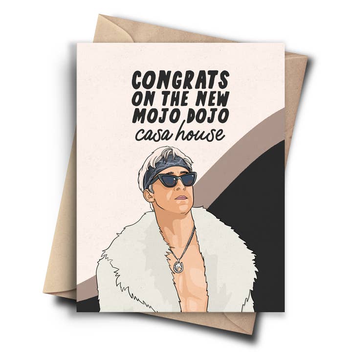 Funny Pop Culture Housewarming Card for wholesale by Pop Cult Paper
