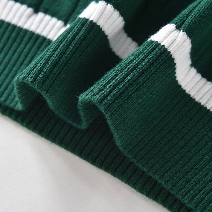 MyKids-USA® - Wholesale Sweater Vest - Kids - Baby Crochet Knit Pattern V-Neck Sleeveless Vest Sweater4