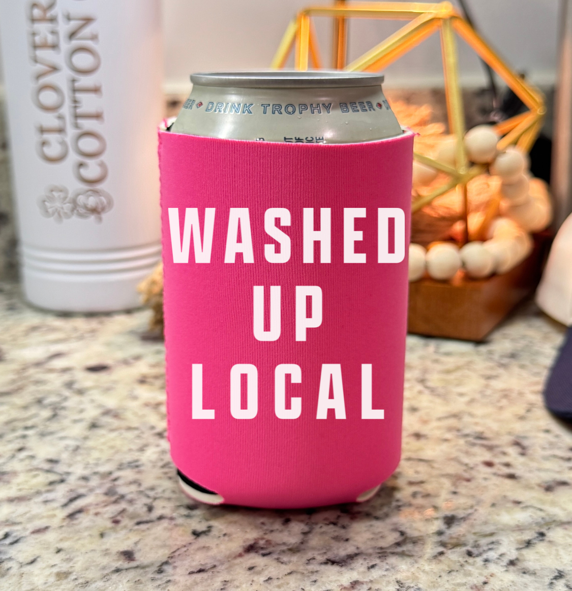 Clover + Cotton Co - Wholesale Drink Huggers & Koozies - Washed Up Local Drink Hugger5