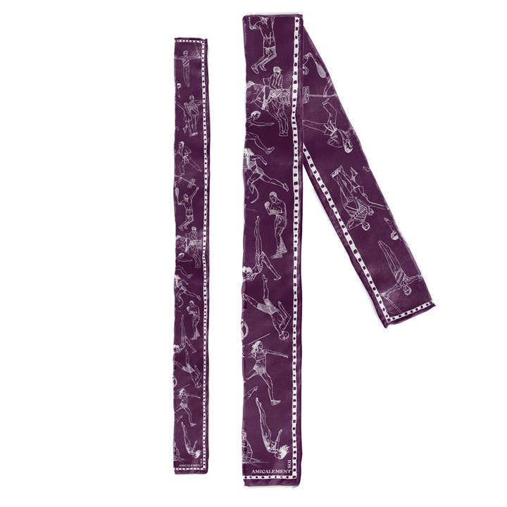 Lavallière sportig - lila för wholesale av AMICALEMENT SOI