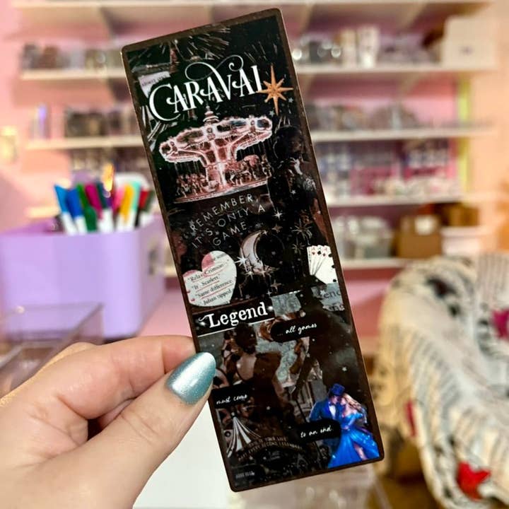 Awfullynerdy.co - Wholesale Bookmark - Caraval Inspired Collage Bookmark