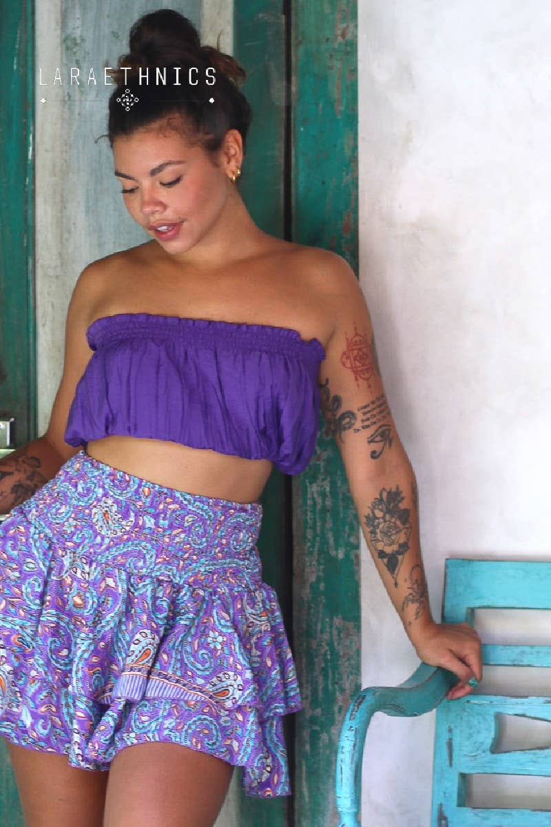 LARA ETHNICS – wholesale Blouse – Women’s – CROP TOP - SURYA61