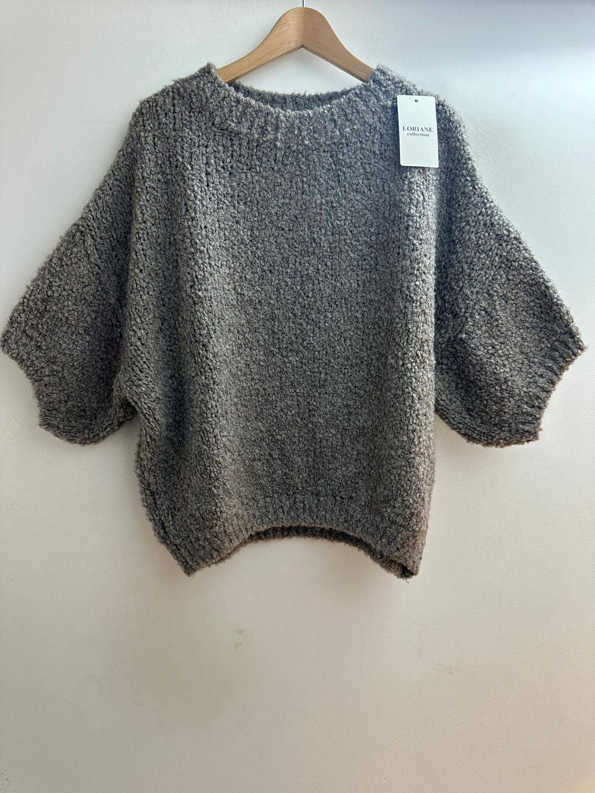 LORIANE - Venta al por mayor Jersey de punto - Mujer - P0170 Jersey grande de lana de alpaca4