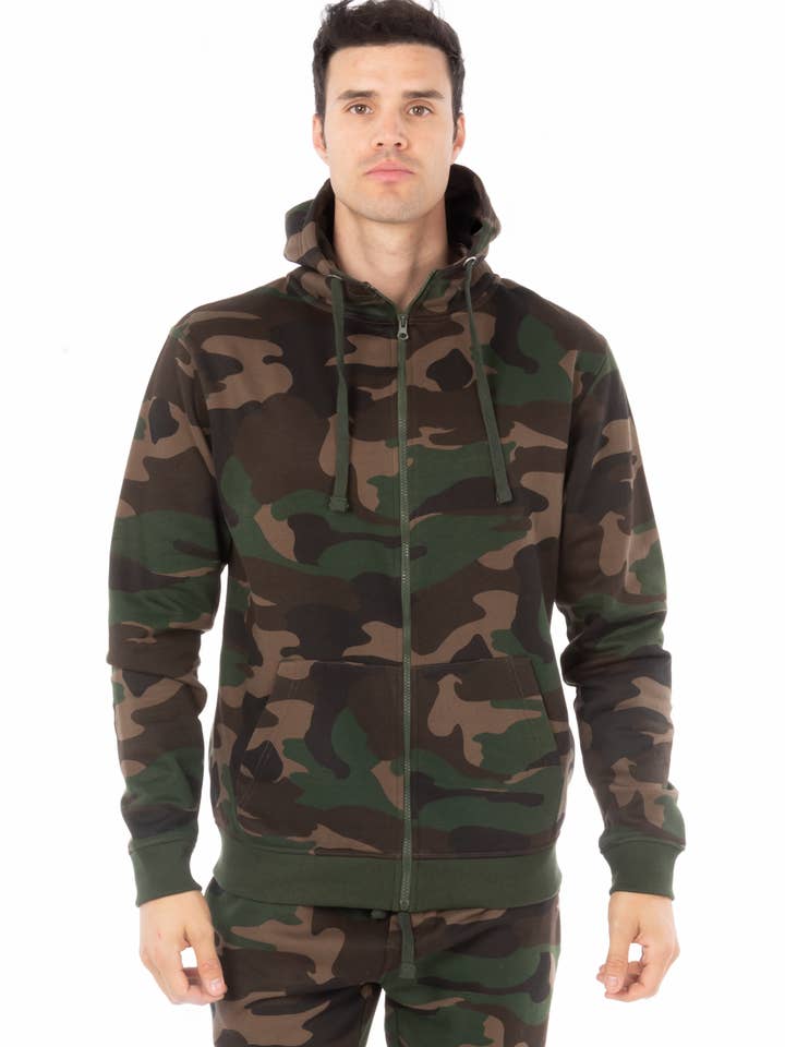 Hawk's Bay - Wholesale Hoodie - Men's - FLEECE ZIPPER HOODIE -