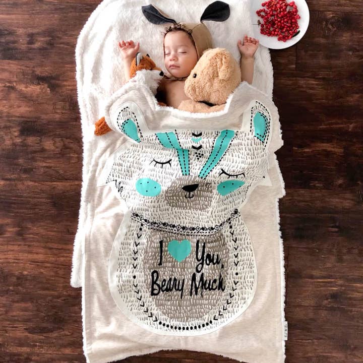 Lil Be - Wholesale Bedding Blanket - Kids & Baby - Character Berry the Bear Baby Blanket3