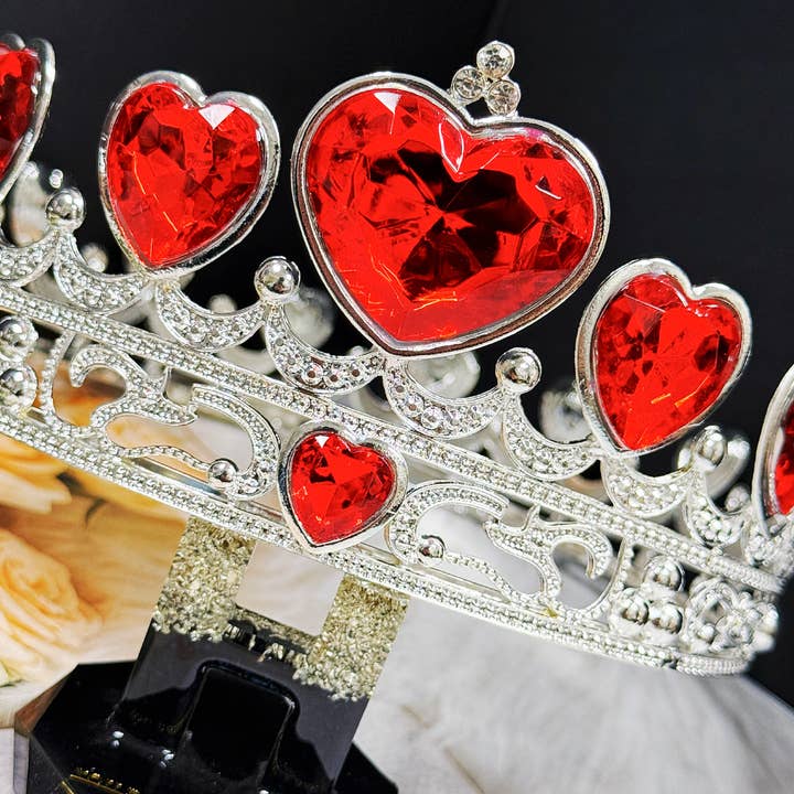 Happy Dream Gifts – wholesale Partyhatt/-krona – Hjärter Dams Krona, Kärlekskrona, Bröllopskrona, Festkrona