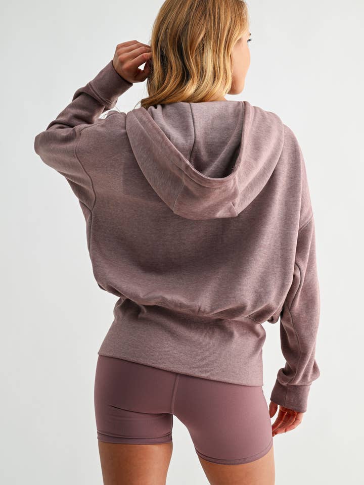 Mono B - Wholesale Hoodie - Women's - Fleece Hoodie Jacket with Tapered Sleeves31