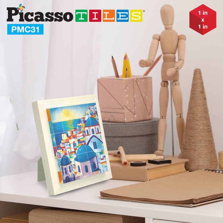 PicassoTiles - Wholesale Puzzle - Kids - PicassoTiles 1" Magnetic Puzzle Cubes World Famous Paintings
